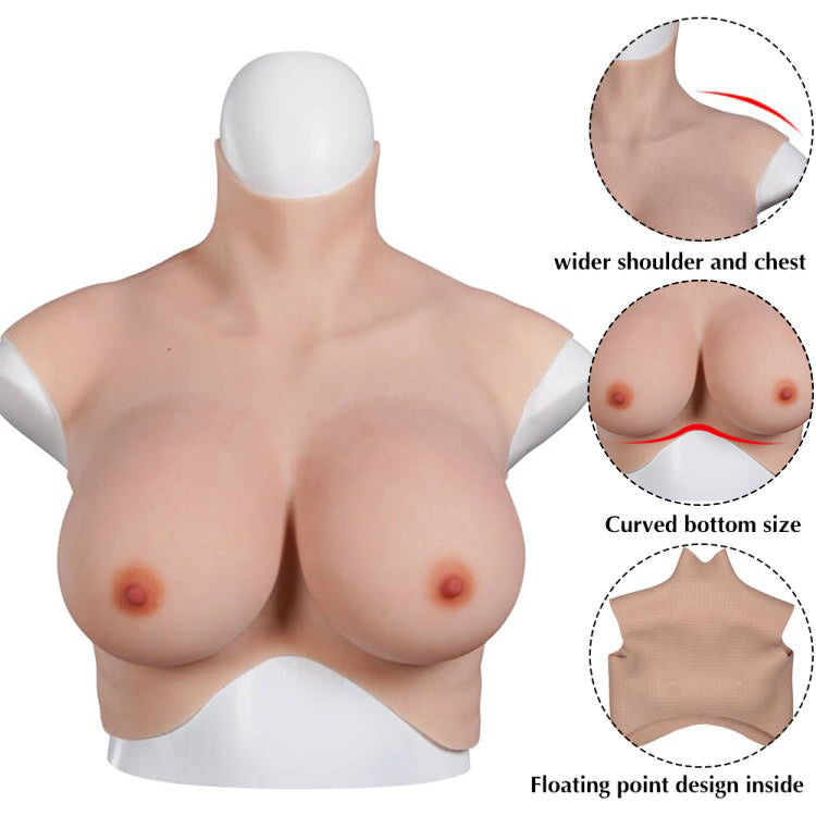 No-Oil Extended-Cup Silicone Breastplate - Style 2 - Image 2