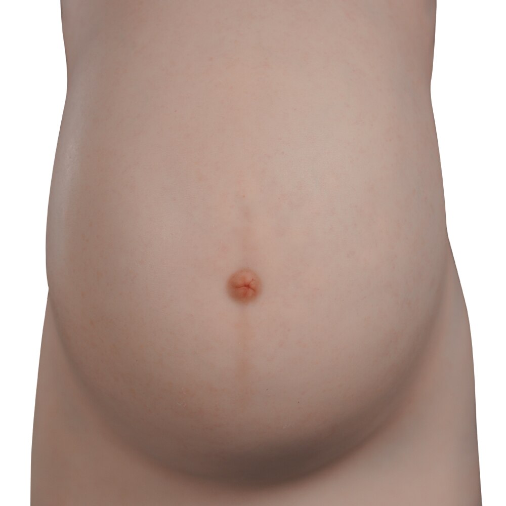 Silicone Pregnancy Belly and Breast Form Bodysuit - Style 2 - Image 3