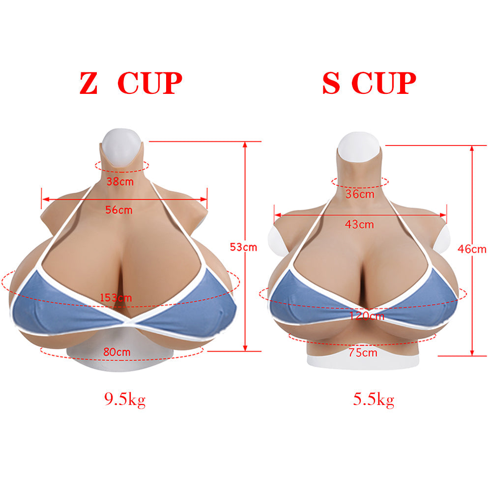 Half-Body Silicone Breastplate - Style 6 - Image 2