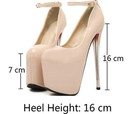 Sexy Patent Leather Stilettos: Crossdresser Plus Size 34-43, Perfect for Club, Weddings, and More - Spring/Autumn Collection