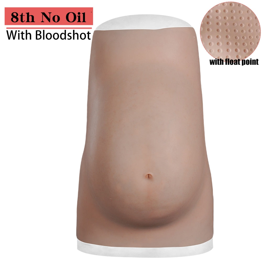 Silicone Pregnancy Belly Prop for Crossdressers - Image 1