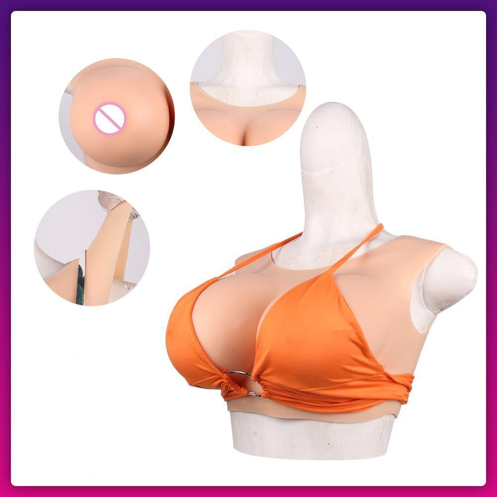 Half-Body Silicone Breastplate - Style 3 - Image 1