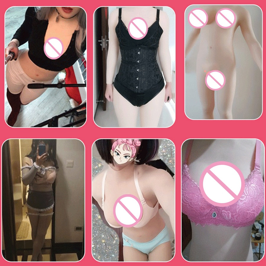 Full Silicone Bodysuit with Breast Forms - Style 3 - Image 4