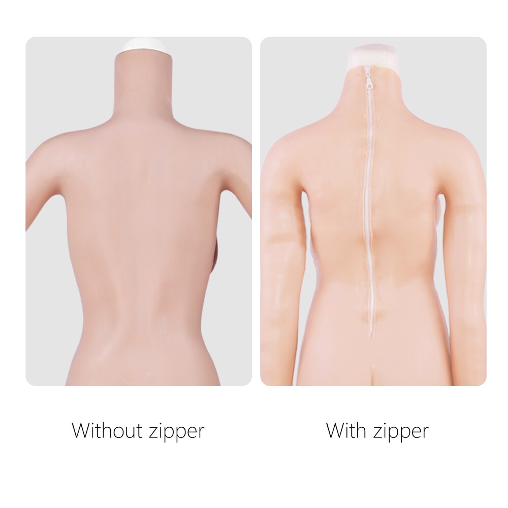 Full Silicone Bodysuit with Breast Forms - Style 3 - Image 2