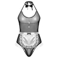 Lace Bodysuit for Crossdressers - Style 3 - Image 1