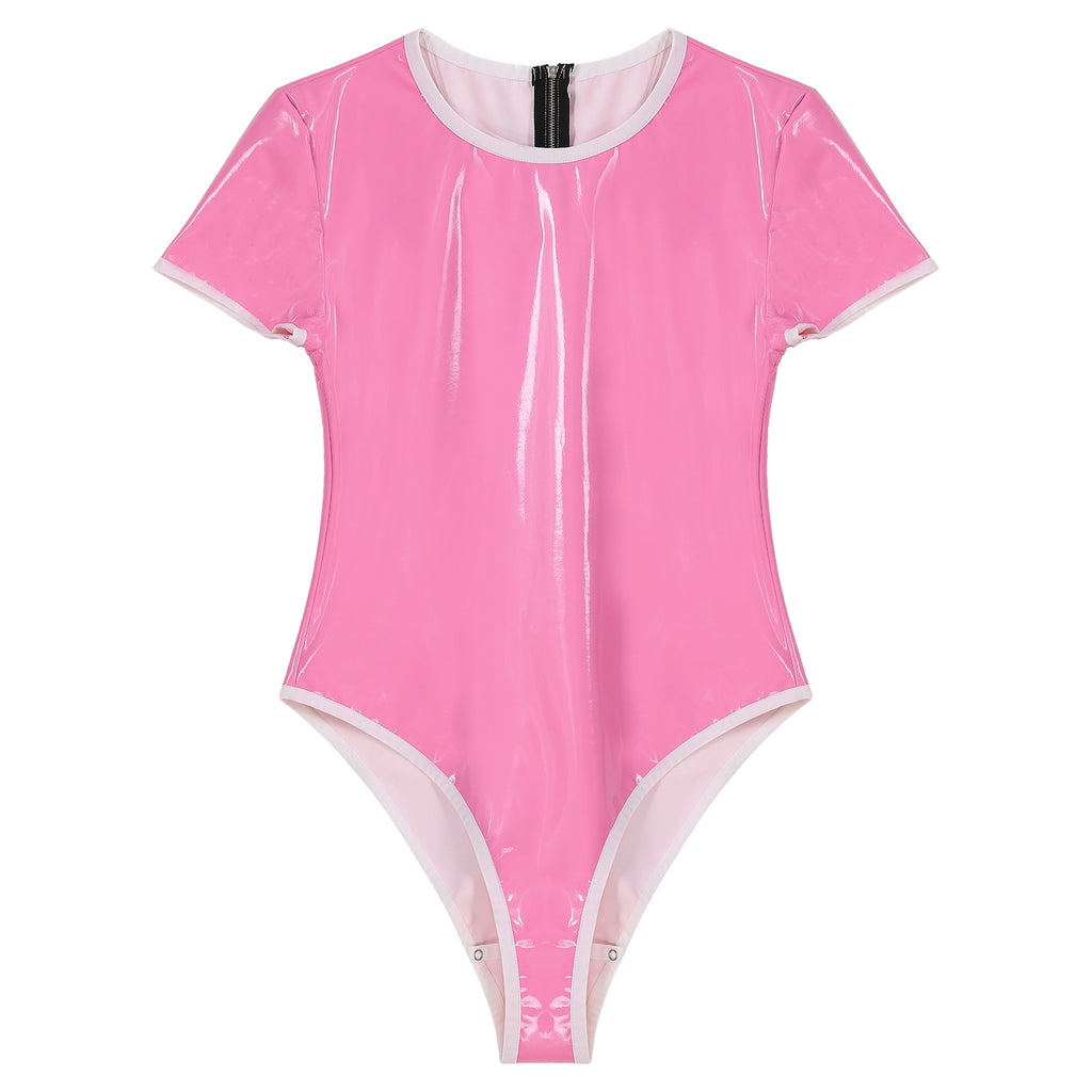 Patent-Look Bodysuit for Crossdressers - Image 1