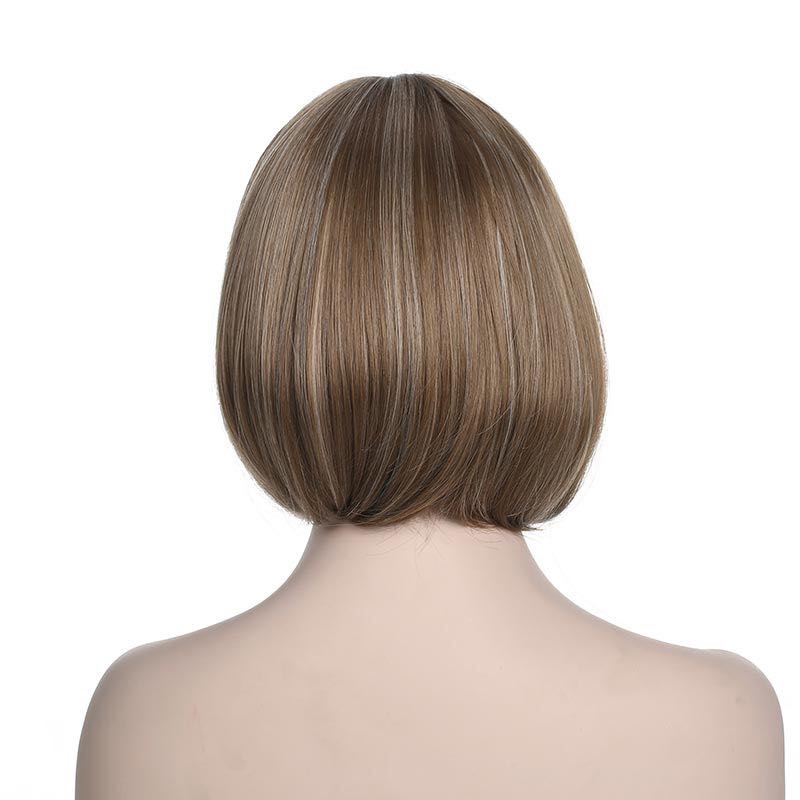 Chic and Trendy Short Synthetic Wig for Crossdressers - Heat Resistant Fiber for Easy Styling