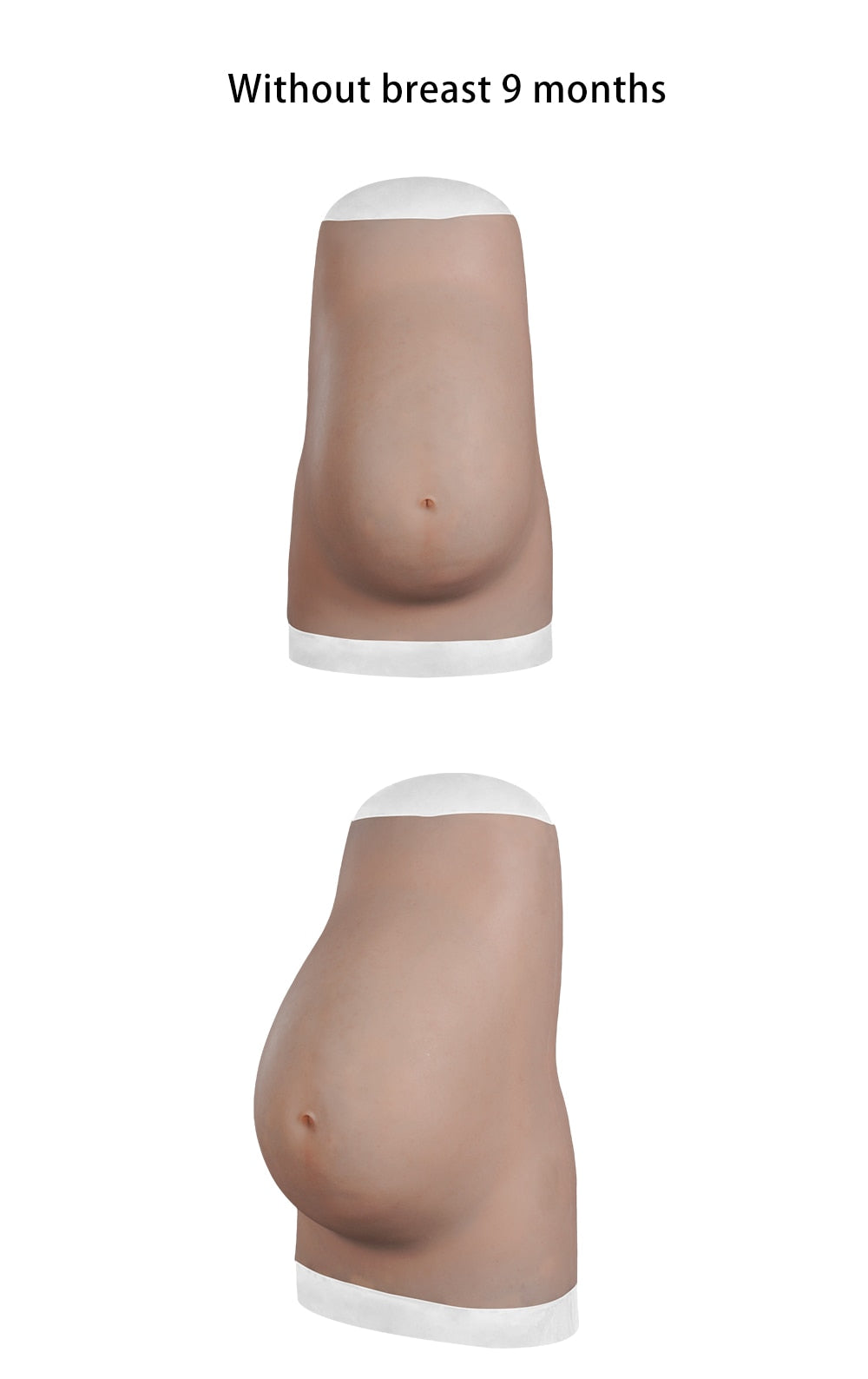 Realistic Silicone Fake Pregnant Belly with Stretch Marks - Crossdresser/Cosplay Accessory