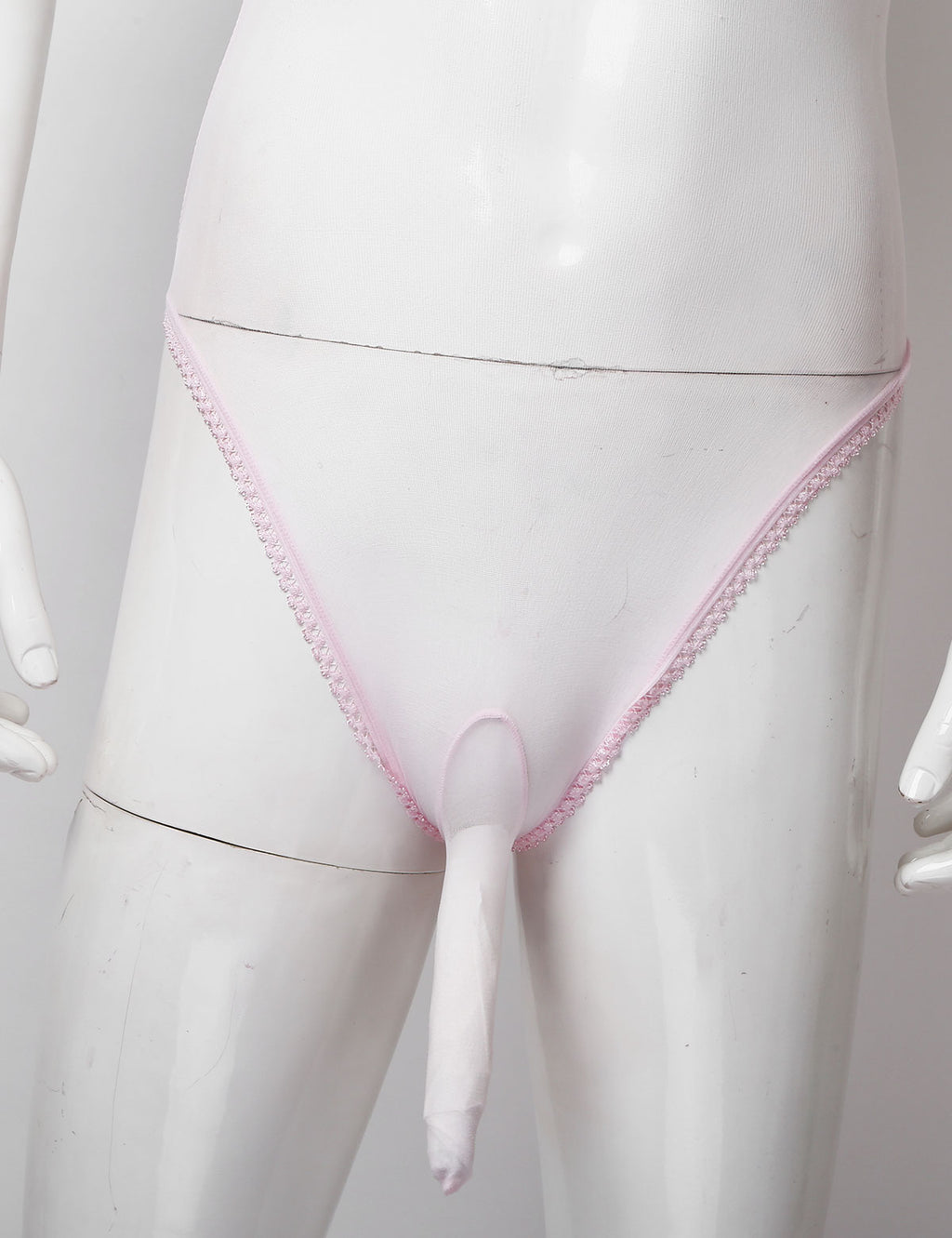 Lace Bodysuit for Crossdressers - Style 4 - Image 1