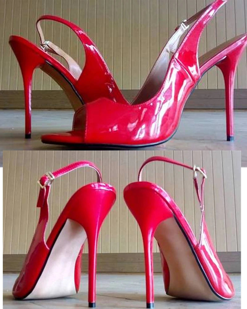 Open-Toe Platform Sandals for Crossdressers - Image 4
