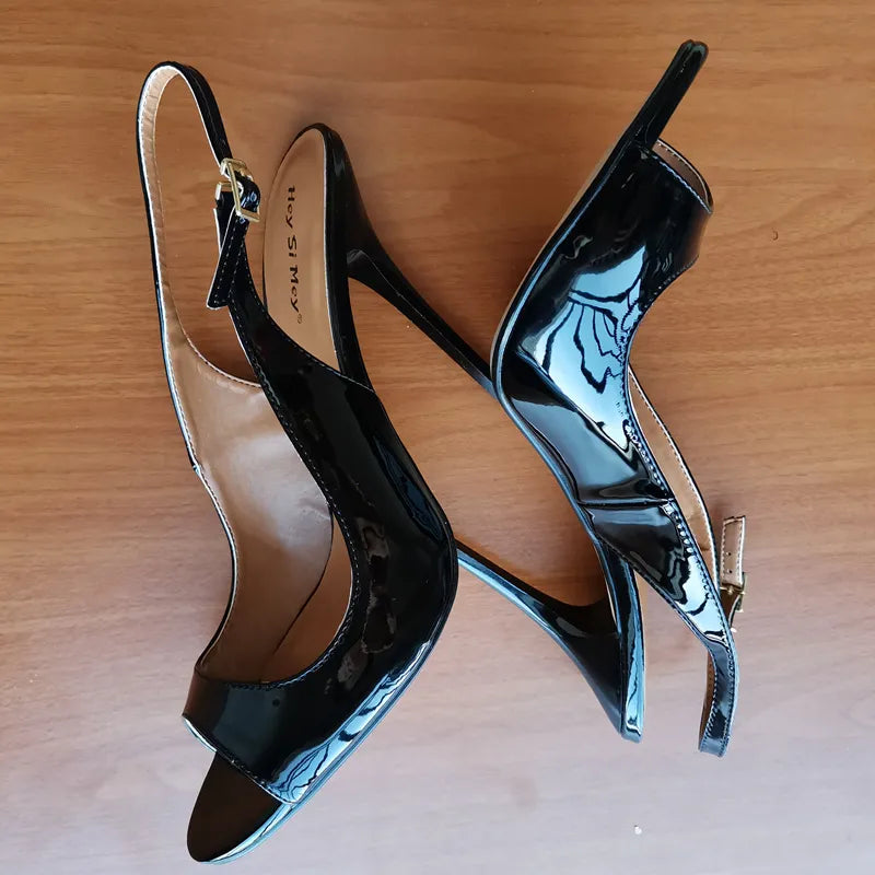 Open-Toe Platform Sandals for Crossdressers - Image 2