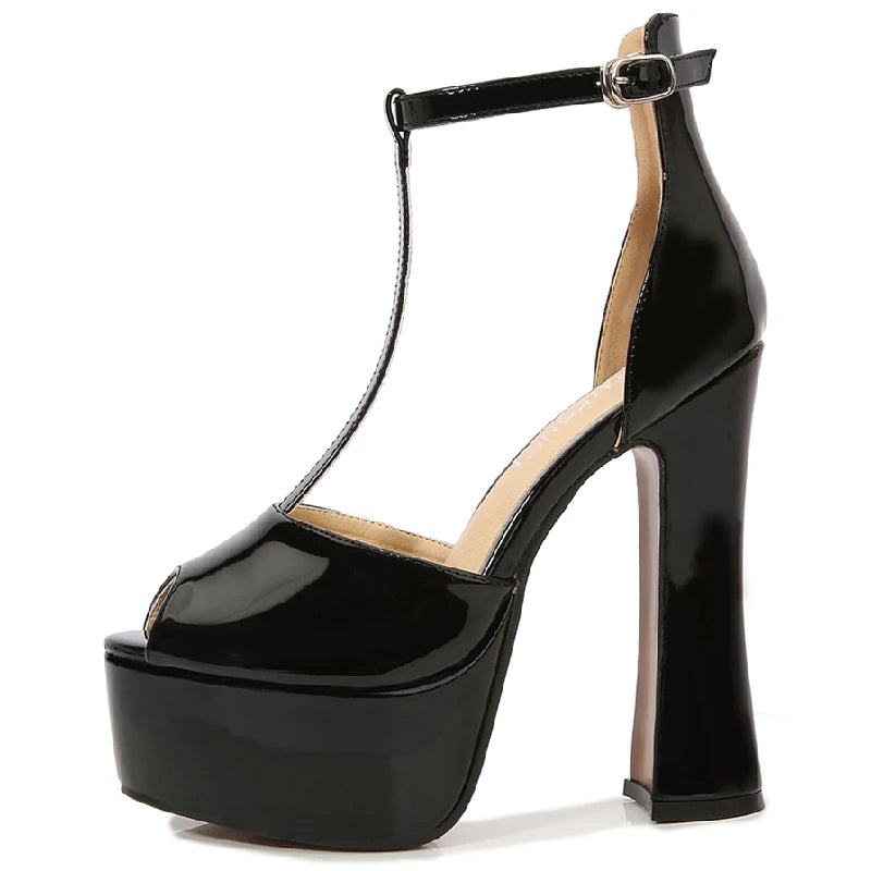 Platform Sandals for Crossdressers - Style 4 - Image 2