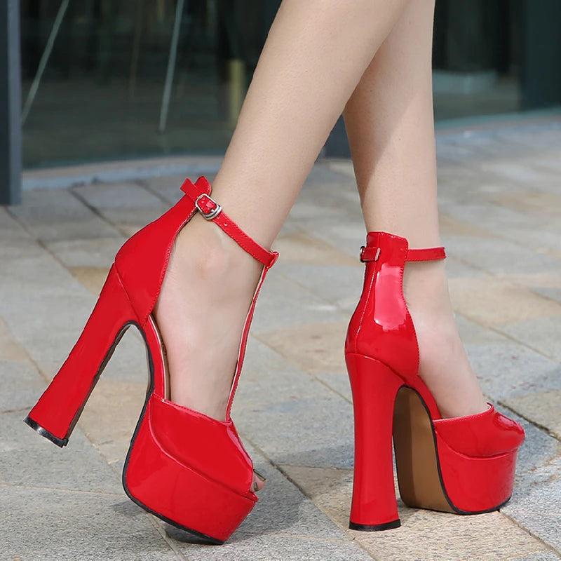 Platform Sandals for Crossdressers - Style 4 - Image 5