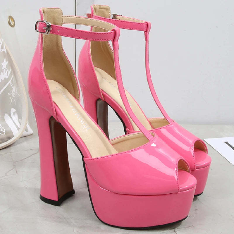 Platform Sandals for Crossdressers - Style 4 - Image 4