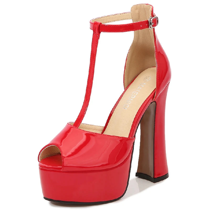 Platform Sandals for Crossdressers - Style 4 - Image 3