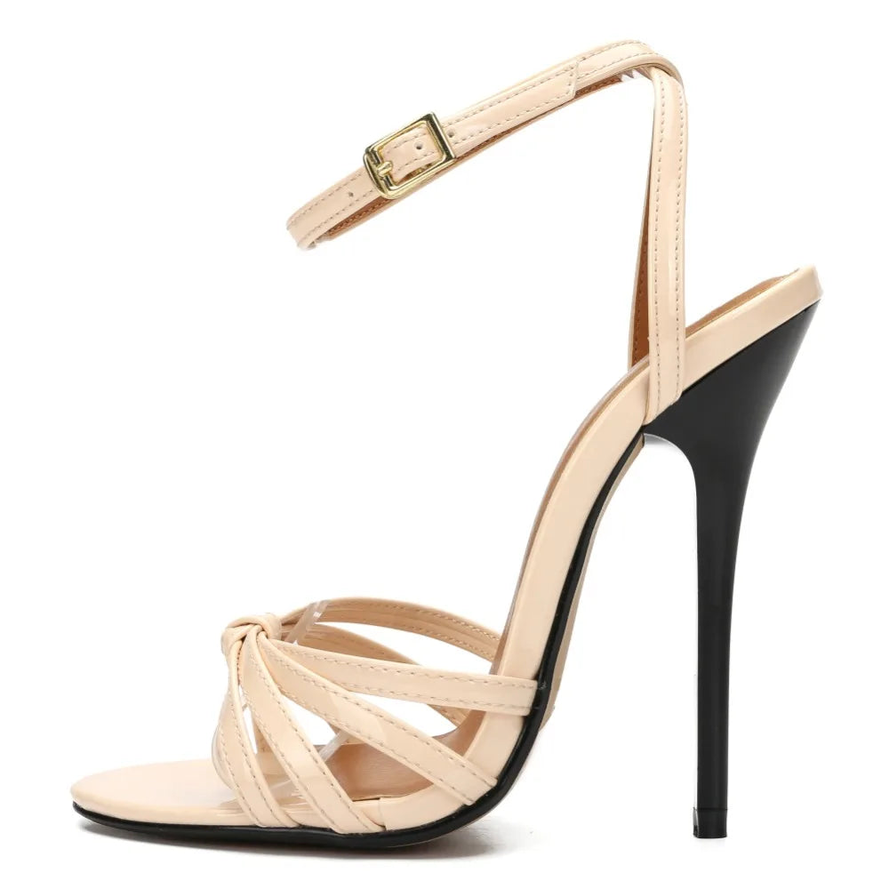 Gladiator Platform Sandals in Extended Sizes for Crossdressers - Style 2 - Image 3
