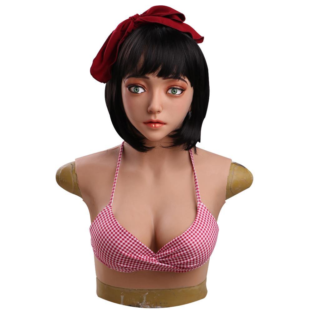 Full-Head Silicone Mask with Breast Forms - Image 1