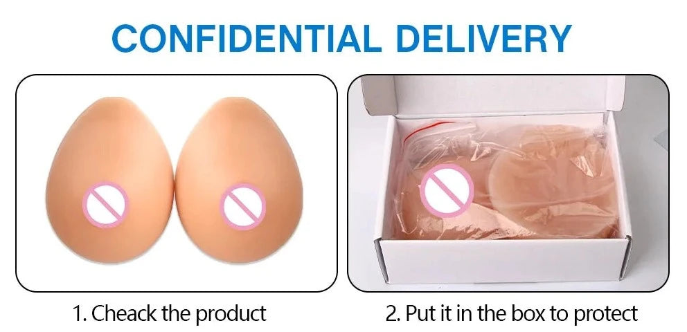 Silicone Breast Forms for Crossdressers - Breast Forms / 2.2 lb (1000 g)