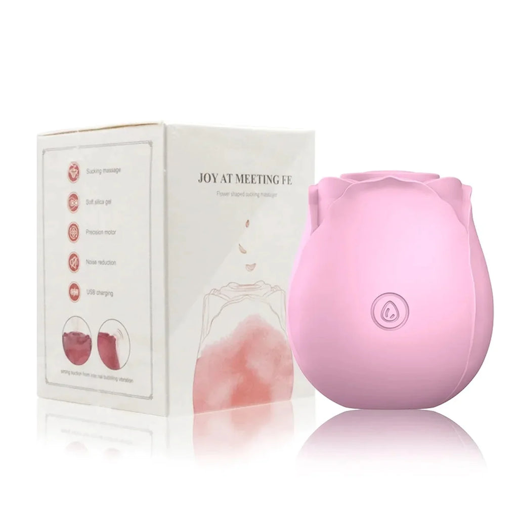 Rose Shape Vagina Sucking Vibrator Intimate Good Nipple Sucker Oral Licking Clitoris Stimula - Image 3