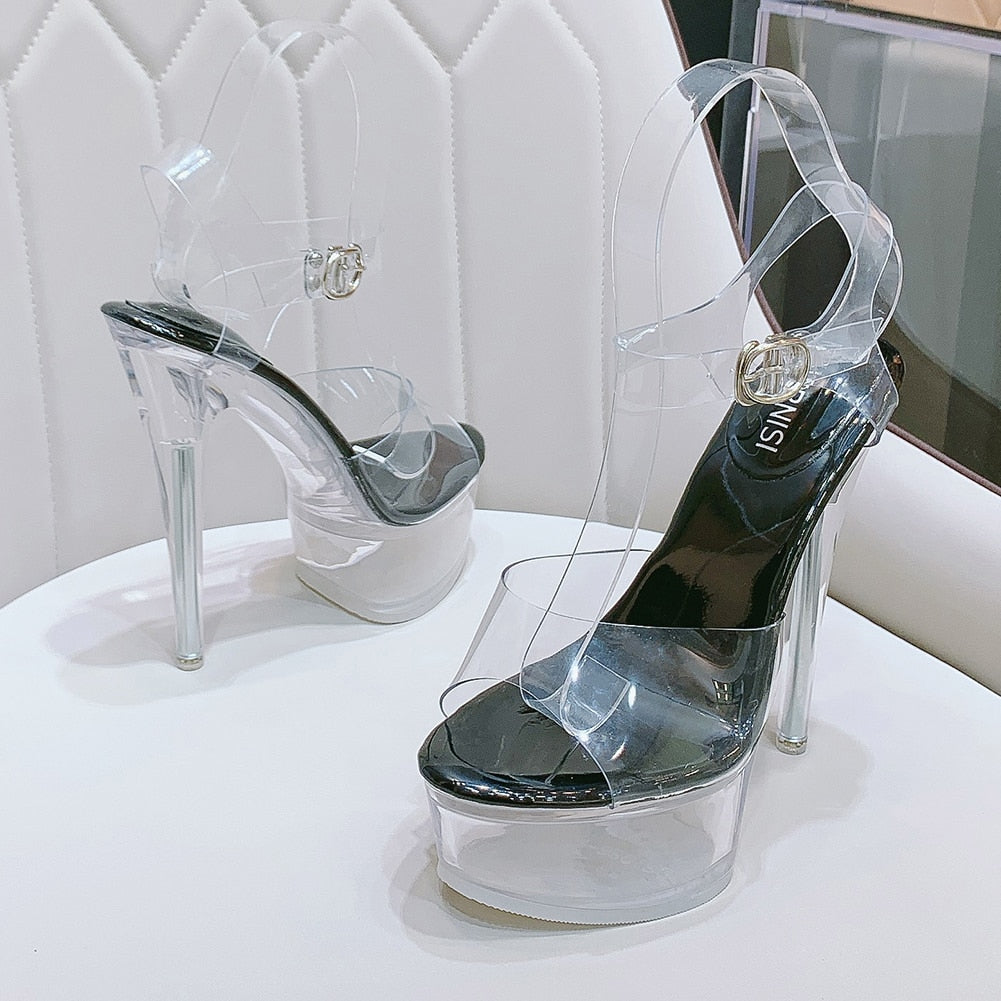 5.5 in (14 cm) Platform Sandals for Crossdressers - Image 51