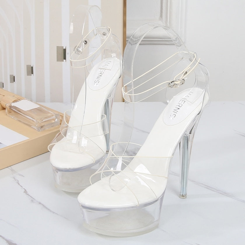 5.5 in (14 cm) Platform Sandals for Crossdressers - Image 26
