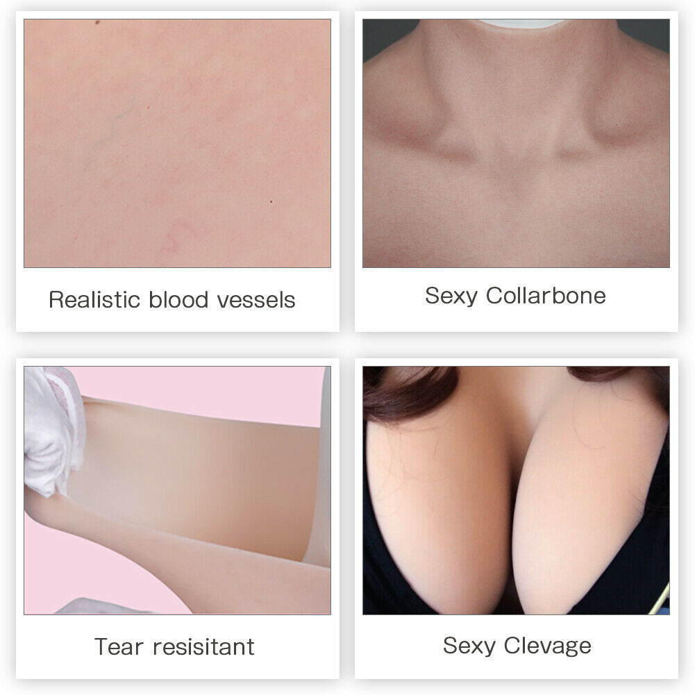 Large Liquid Silicone Breastplate for Wider Body Types - product image 8
