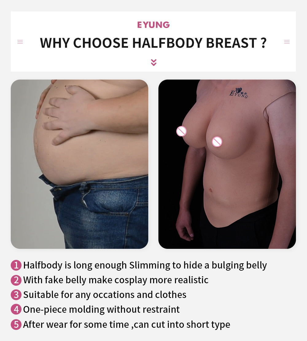 No-Oil Silicone Breastplate - Style 2 - Image 16