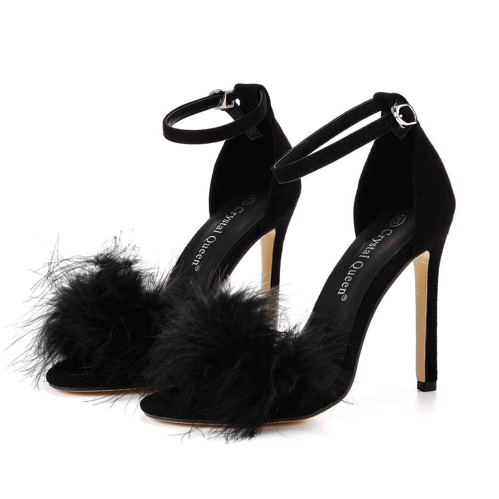 Open-Toe Platform Sandals in Extended Sizes for Crossdressers - Image 26
