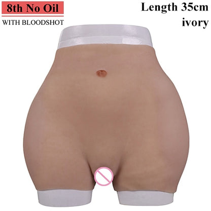 8th Silicone Pant Buttock Hip Up Enhancement Panties Fake Vagina Crossdressing For Crossdresser Transgender Drag Queen Shemale