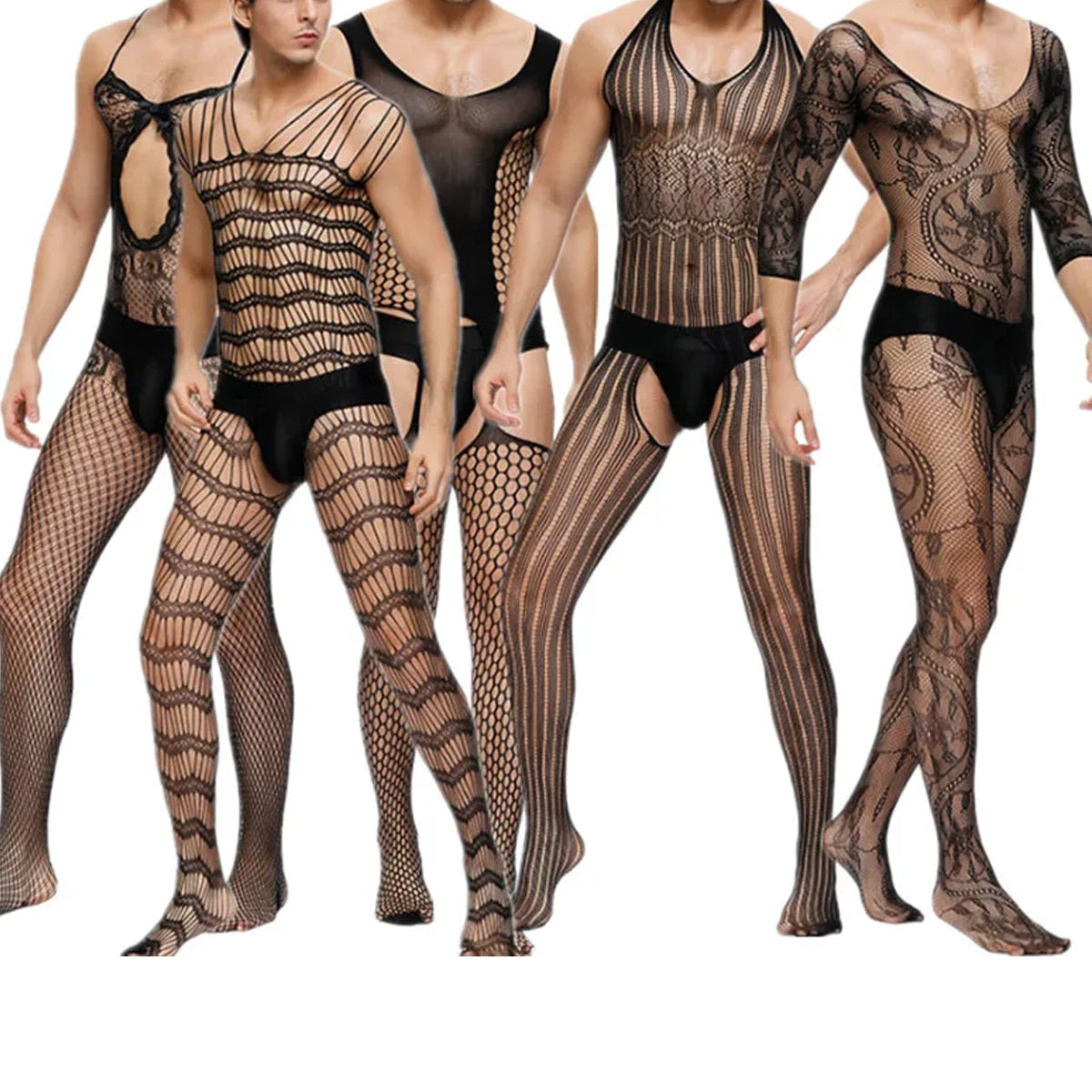Fishnet Bodystocking for Crossdressers - Image 1