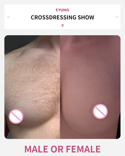 False Chest Crossdress Silicone Breast Forms For Cosplay Costumes Silicone Breast Plate Boobs Shemale Fake Chest For Transgender