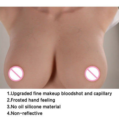 Huge Liquid Silicone Breast Forms for Crossdressers