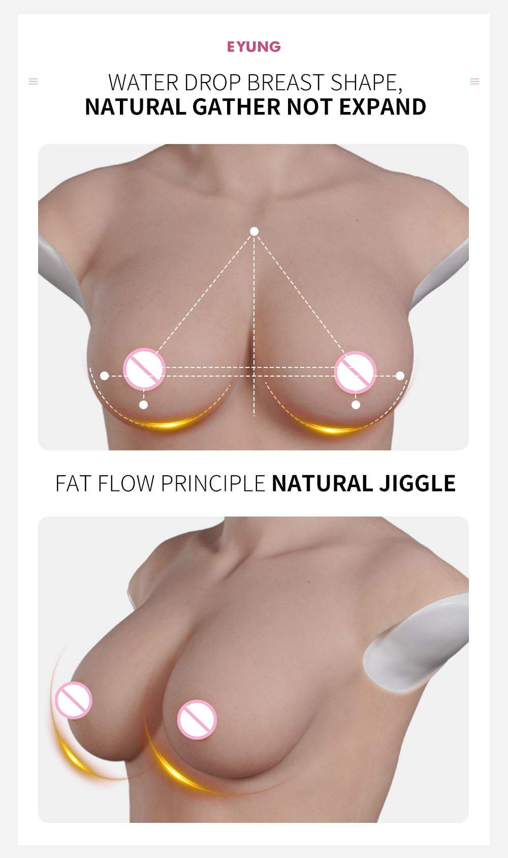 No-Oil Silicone Breastplate - Style 2 - Image 28
