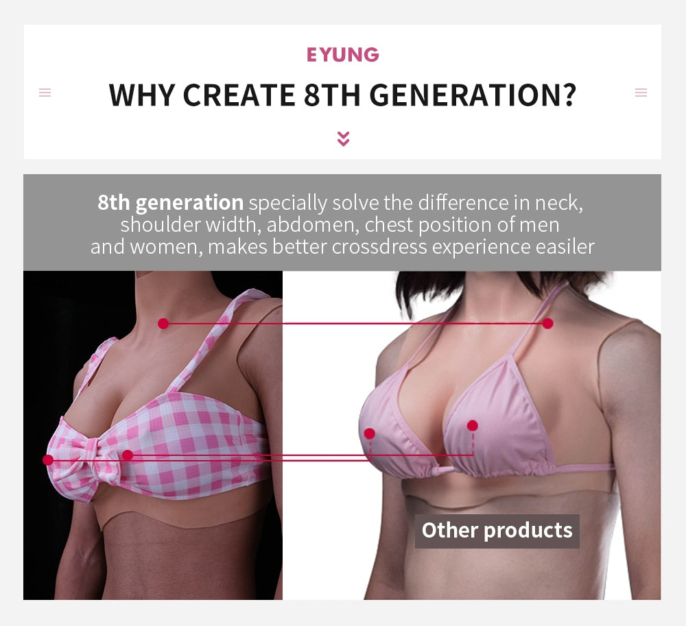 8th Generation Silicone Breastplate with Multiple Sizes - product image 12