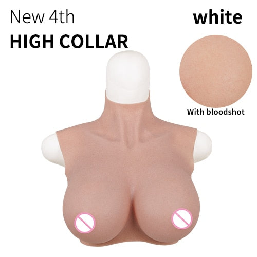 False Chest Crossdress Silicone Breast Forms For Cosplay Costumes Silicone Breast Plate Boobs Shemale Fake Chest For Transgender