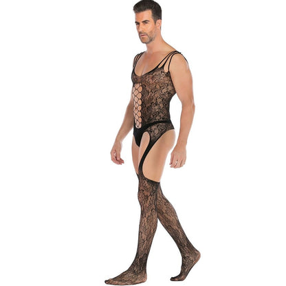 Seductive Netted Bodystocking Lingerie