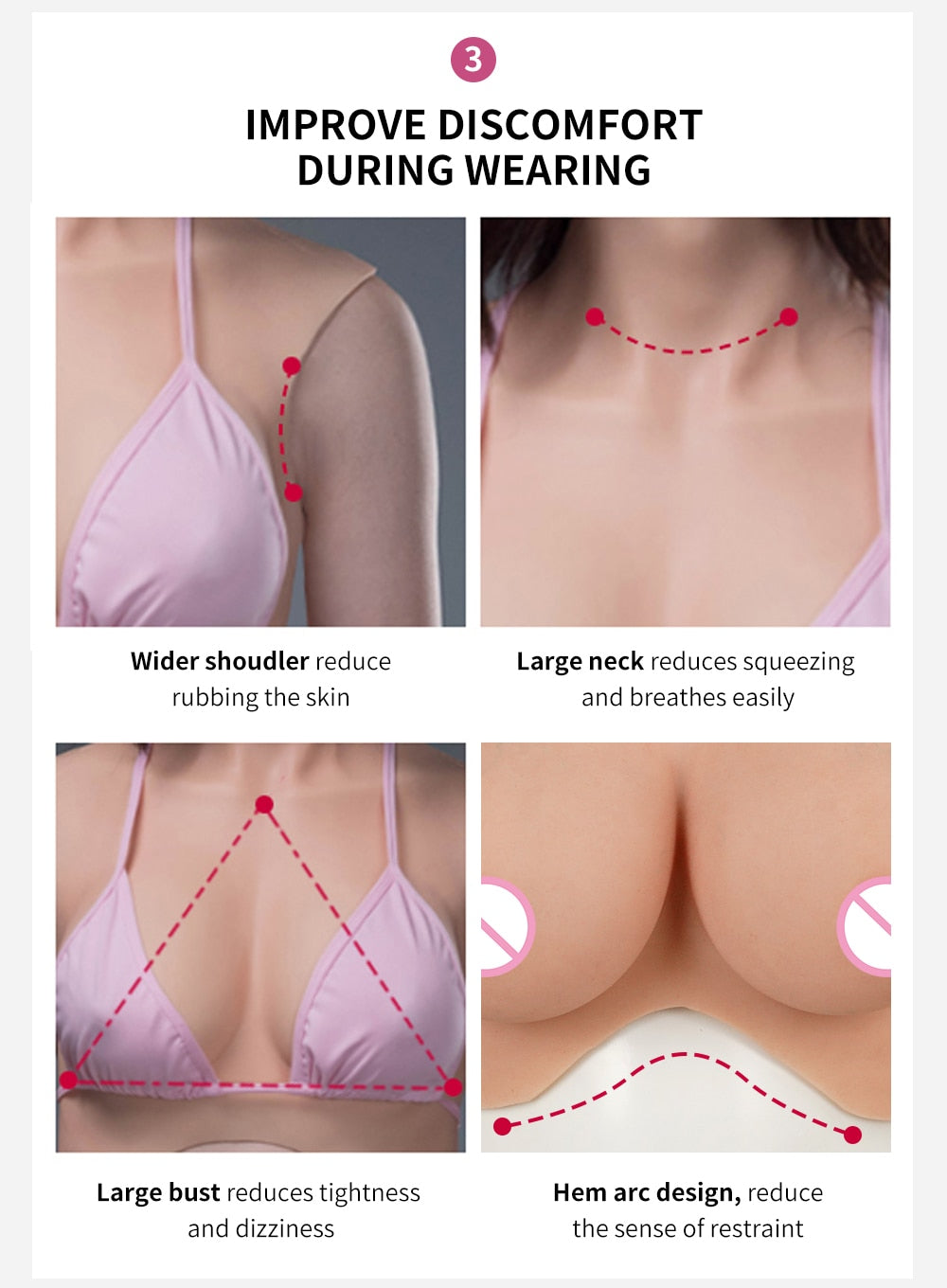 9th Generation Flocked Silicone Breastplate - product image 25