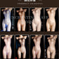 Sensual Men's Lingerie - Glossy Crotchless Bodystocking with Sheer Ultrathin Material and Open Crotch Strap Design.