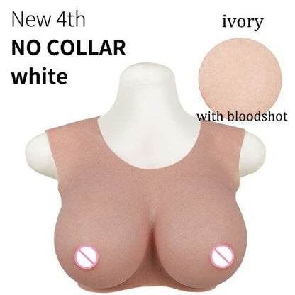 False Chest Crossdress Silicone Breast Forms For Cosplay Costumes Silicone Breast Plate Boobs Shemale Fake Chest For Transgender