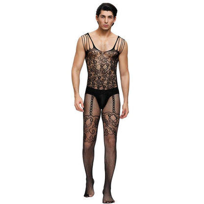 Seductive Netted Bodystocking Lingerie