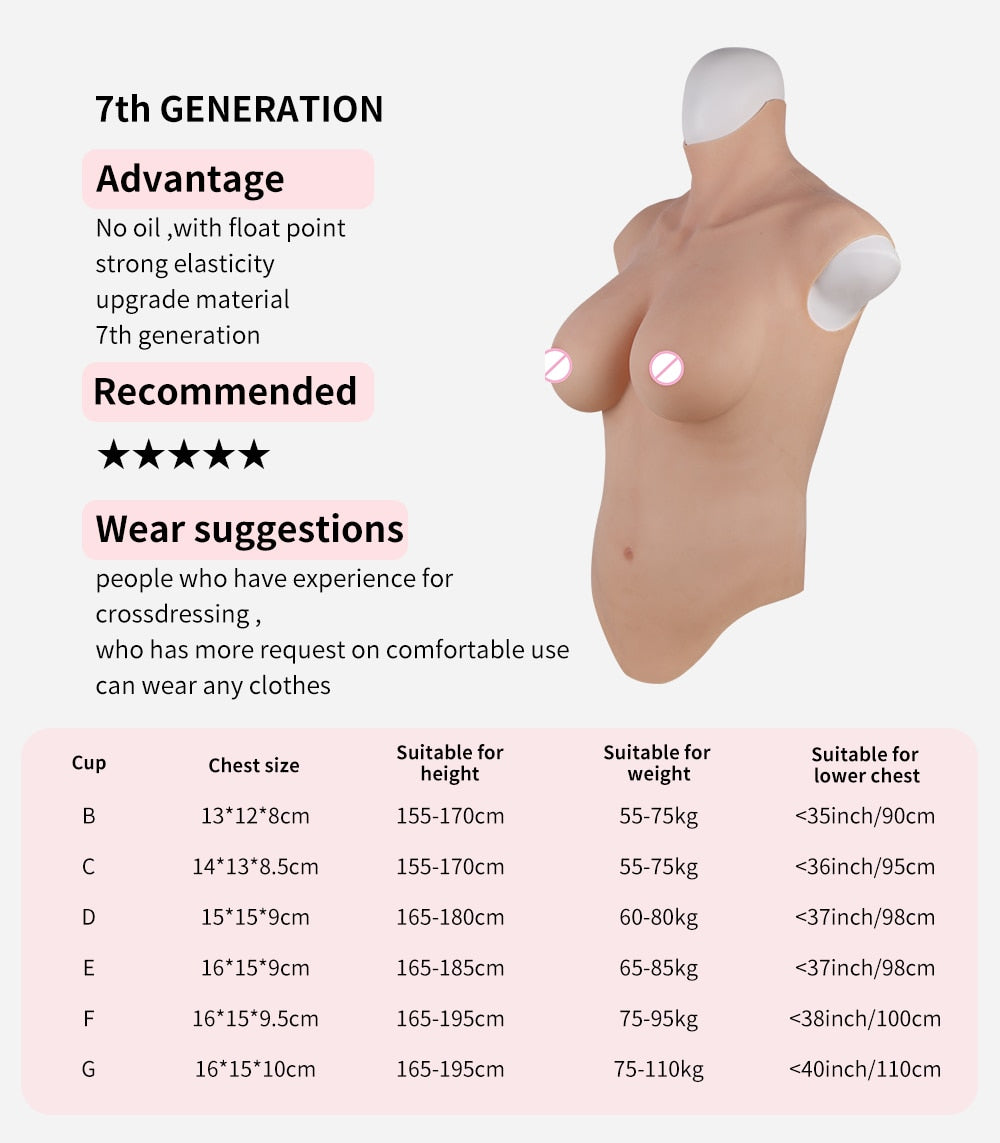 No-Oil Silicone Breastplate - Style 2 - Image 32