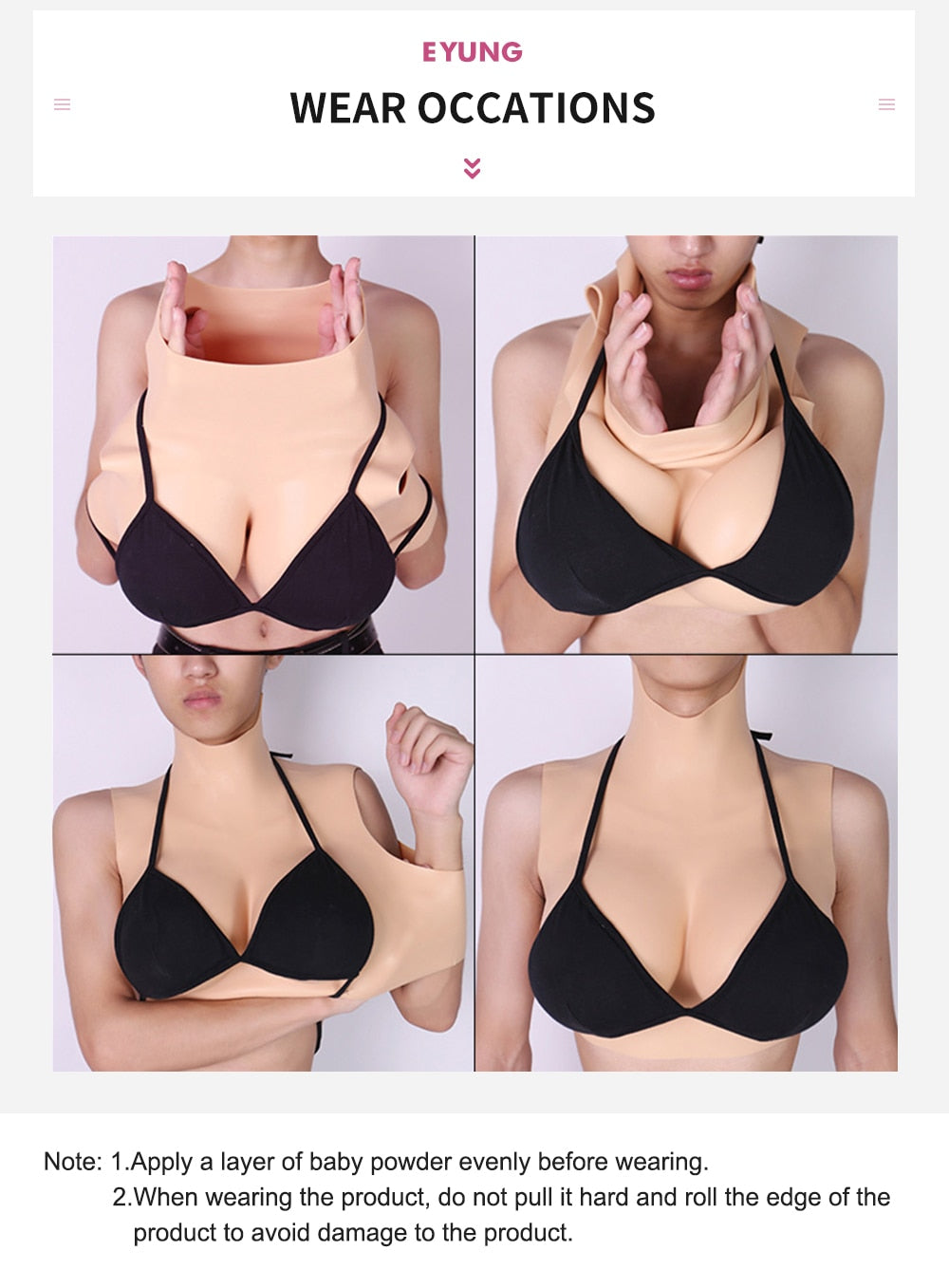 Realistic Silicone Breastplate with Multiple Styles - product image 34