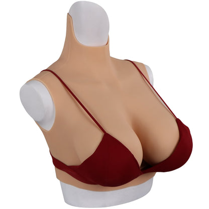 9th New L-K Cup Silicon Cosplay Boobs False Breast Party Breastplate Tranny Silicone Boobs With Flocking Huge Breast Forms