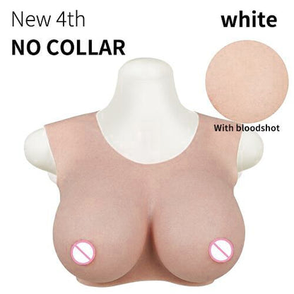 False Chest Crossdress Silicone Breast Forms For Cosplay Costumes Silicone Breast Plate Boobs Shemale Fake Chest For Transgender