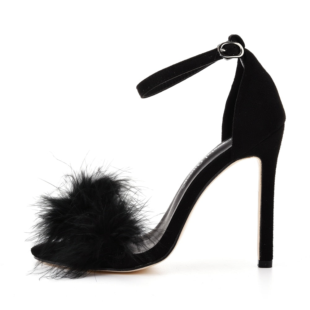 Open-Toe Platform Sandals in Extended Sizes for Crossdressers - Image 22