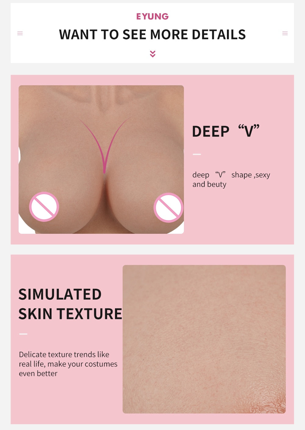 Realistic Silicone Breastplate with Multiple Styles - product image 27