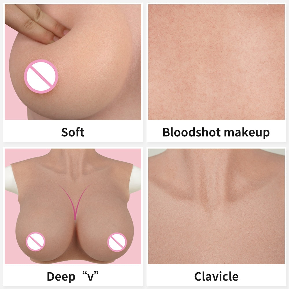 Realistic Silicone Breastplate with Multiple Styles - product image 11