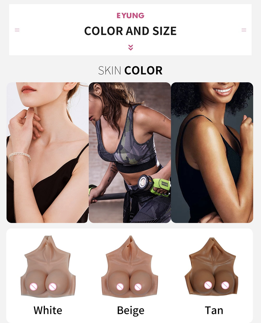Realistic Silicone Breastplate with Multiple Styles - product image 25