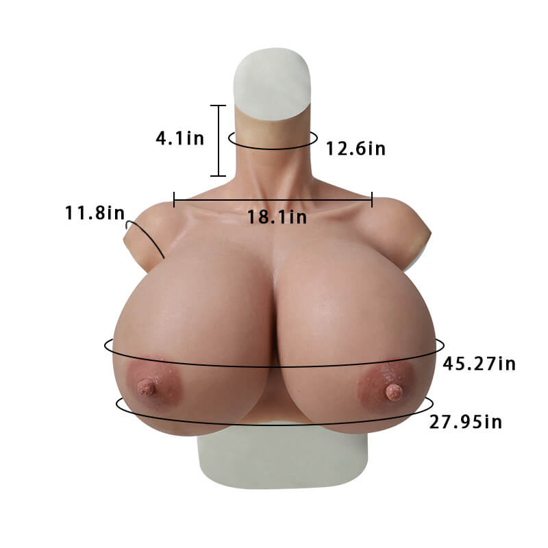Oversized S-Cup Silicone Breast Forms - product image 2