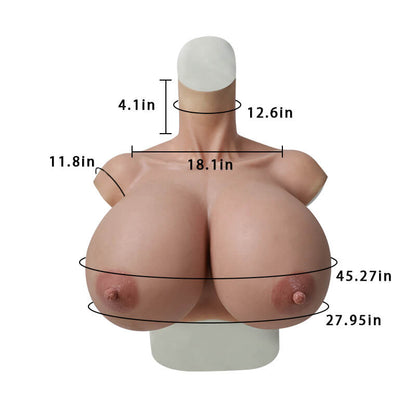 Ultra-Soft S Cup Silicone Breasts for Cosplay, Drag, and Crossdressing